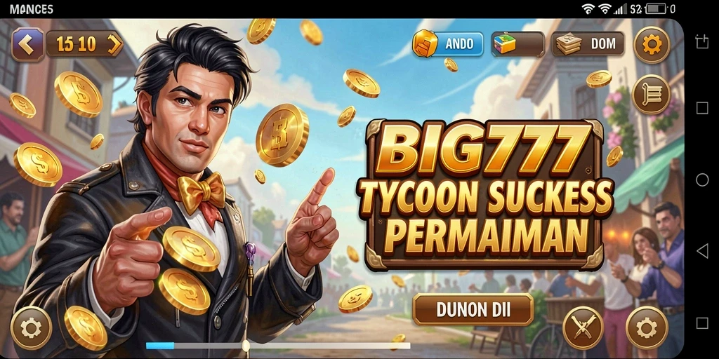 Screenshot gameplay <strong>BIG777</strong> menampilkan strategi bisnis yang mengasyikkan.