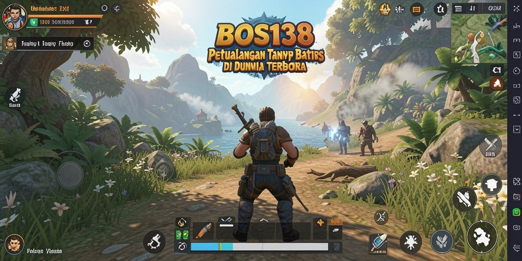 Tampilan menakjubkan dari gameplay Open World di BOS138.