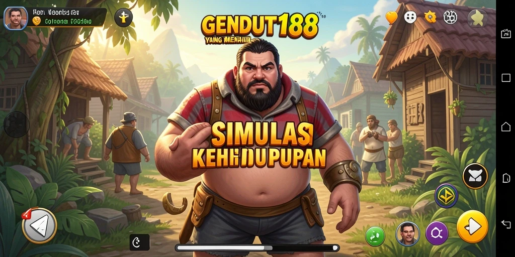 Tangkapan layar gameplay <strong>GENDUT188</strong> yang menunjukkan karakter dalam lingkungan virtual.