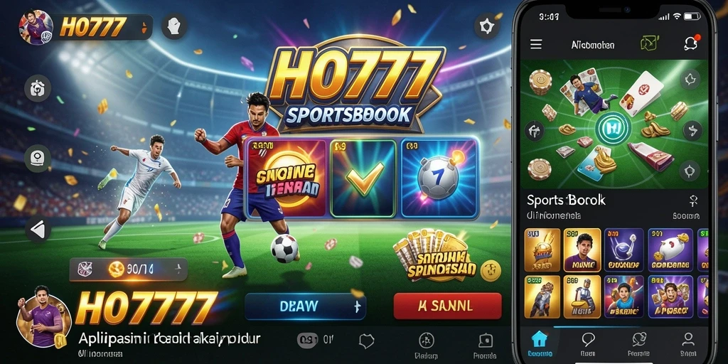 Tampilan menarik dan interaktif dari gameplay Sportsbook HO777.