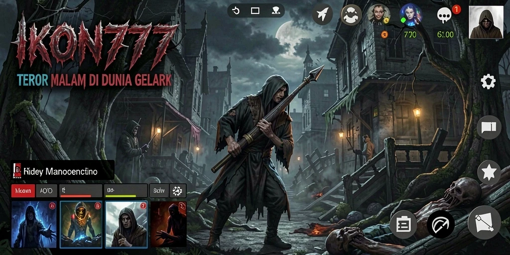 Menampilkan gameplay menakutkan saat menjelajahi kegelapan.
