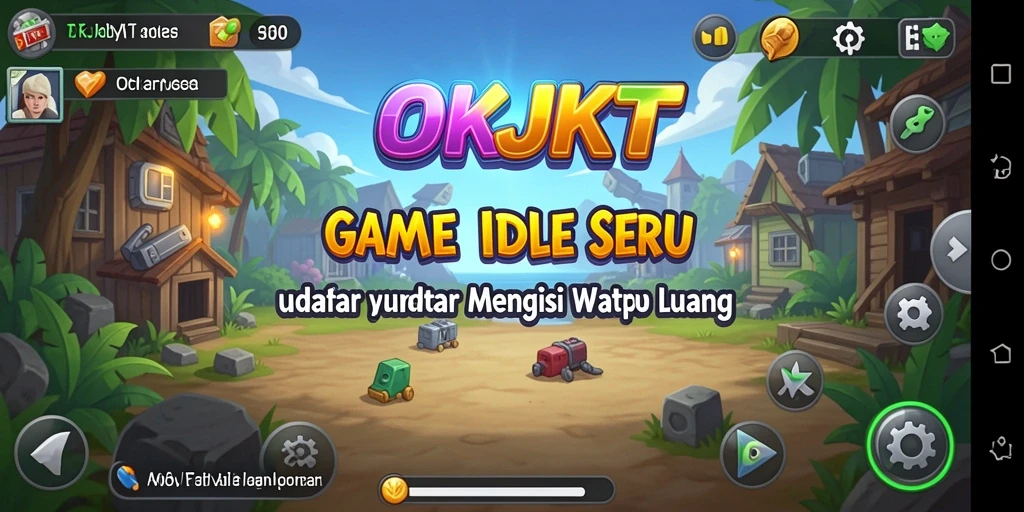 Tampilan gameplay <strong>OKJKT</strong> yang menarik dan penuh warna.