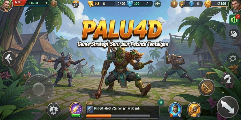 Screenshot PALU4D menampilkan momen strategis yang intens.