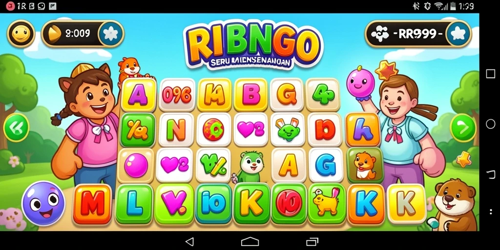 Tampilan gameplay Bingo yang menarik dan interaktif.