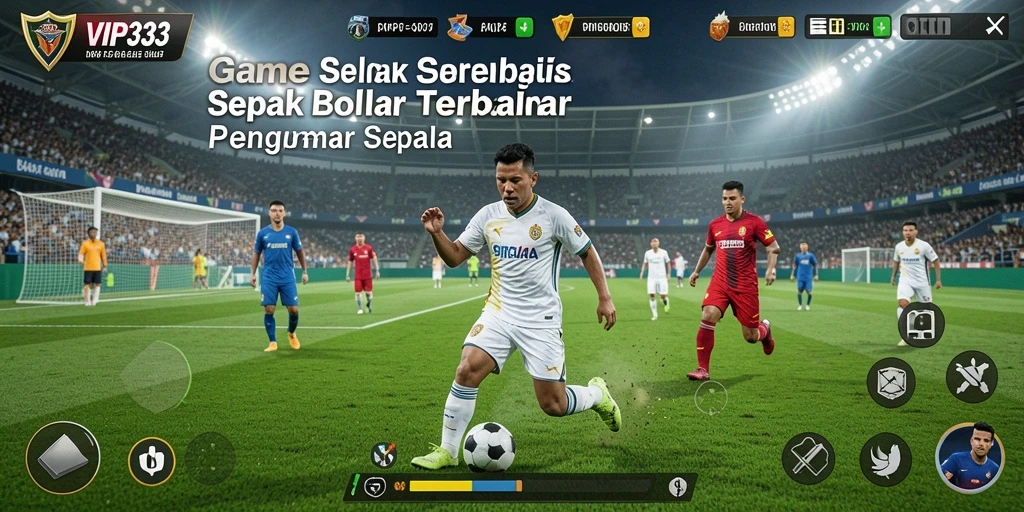Tangkapan layar dari gameplay menarik game sepak bola VIP333.