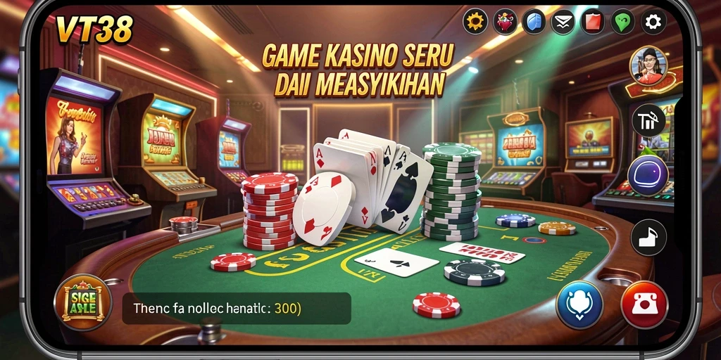 Tampilan gameplay VT38 yang menarik dan menggugah selera.